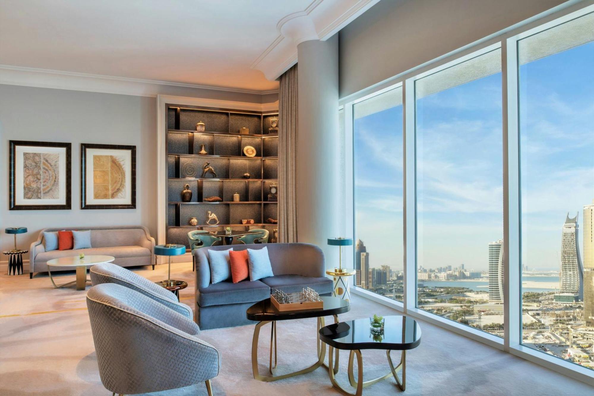 The Ritz-Carlton, Doha Hotel Екстериор снимка A living room at the Address Downtown Dubai